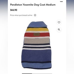 The Carolina Pet Pendleton National Park Yosemite Dog Coat-size Med